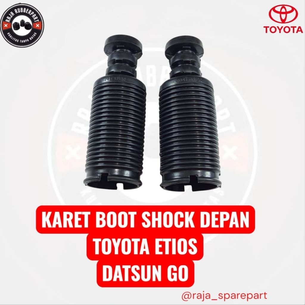 KARET BOOT SHOCK BREAKER STOPPER SHOCK DEPAN TOYOTA ETIOS - DATSUN GO