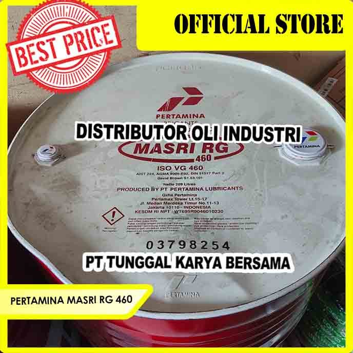 OLI GEAR PERTAMINA MASRI RG 460 (Ready Stock - 209 Liter)