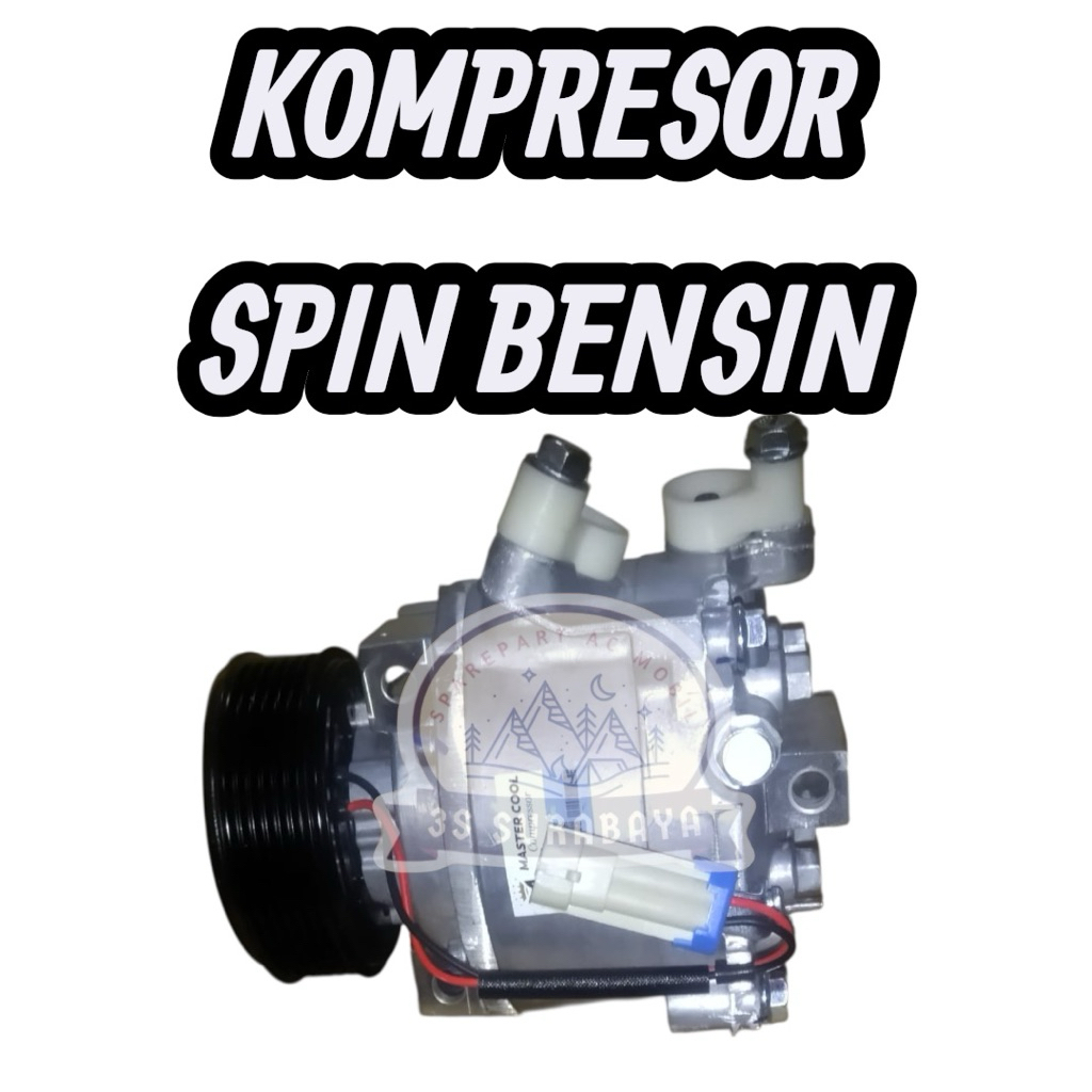 Kompresor Spin Bensin Chevrolet Compressor Ac mobil (Baru/New)