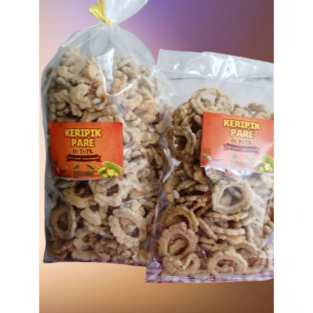 

Keripik Pare/paria renyah tidak pahit