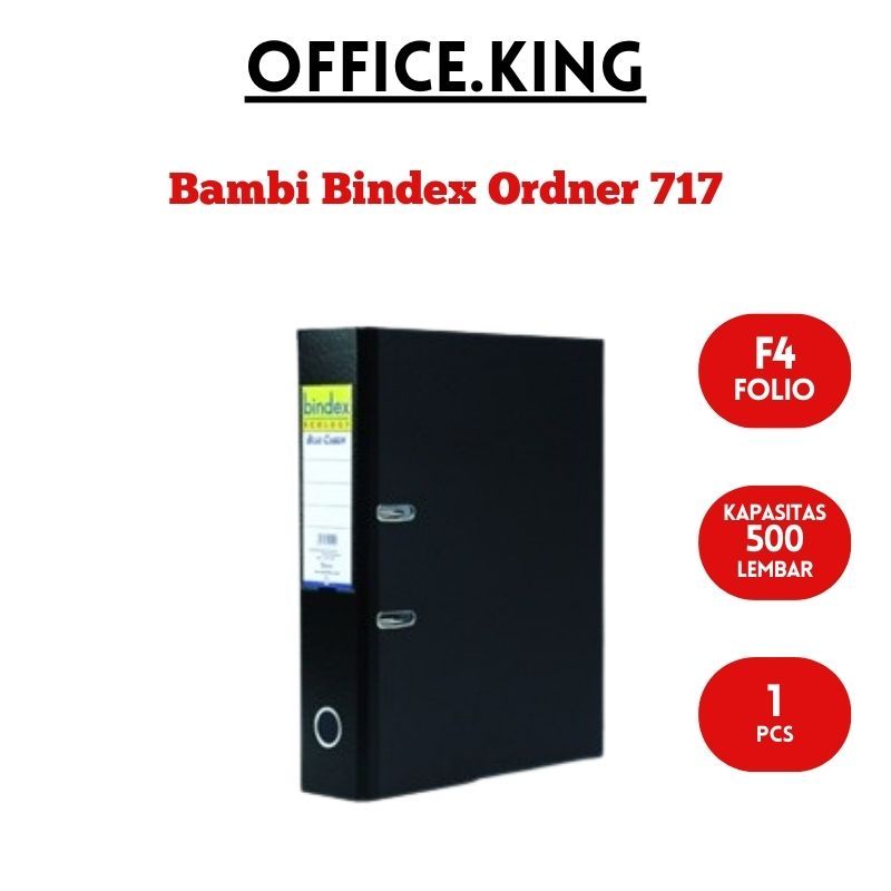 

Ordner 717 Ecology Folio 7CM BINDEX - Biru/Blue atau Hitam/Black