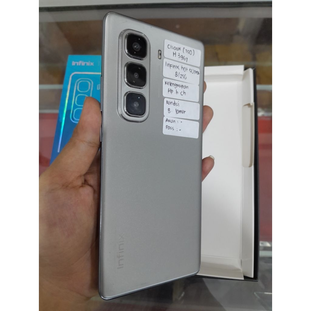 HP Smartphone INFINIX HOT 50 PRO+ RAM 8/256GB FULLSET, SECOND 100% Original