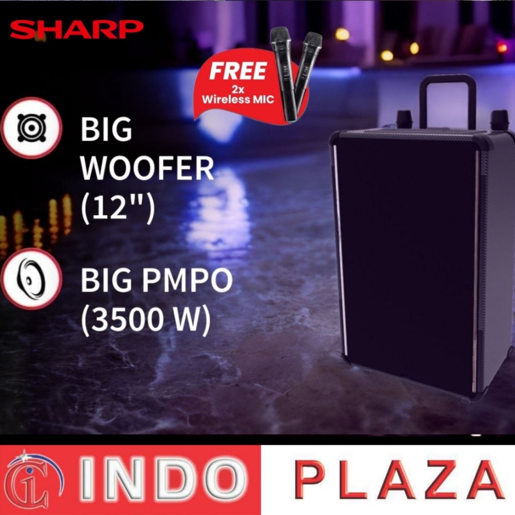SPEAKER SHARP TROLLEY CBOX-TRB12CBL