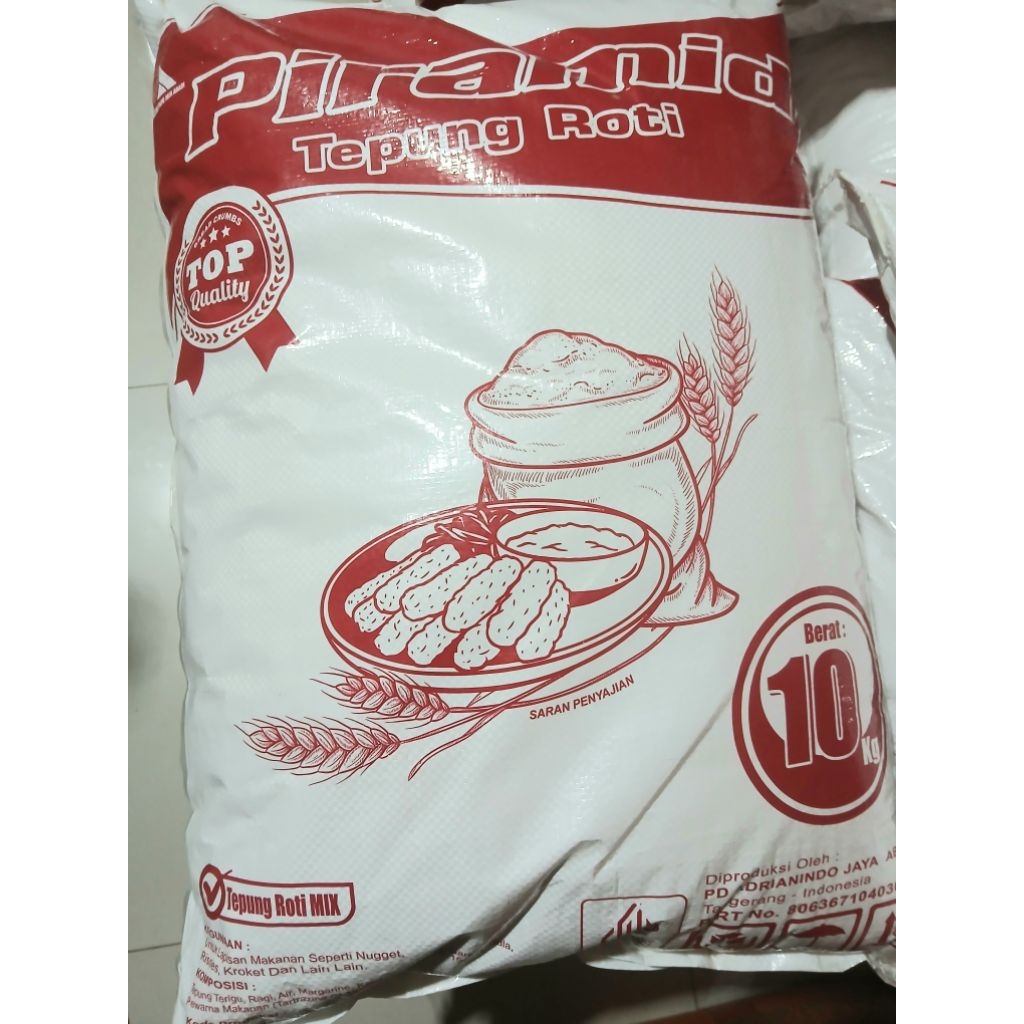 

TEPUNG PANIR PIRAMID HALUS PREMIUM 10KG