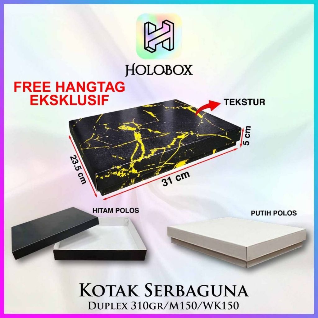 

Box Kado Polos / Baju / Hijab / Gift / Dus Hampers / Packing / B52