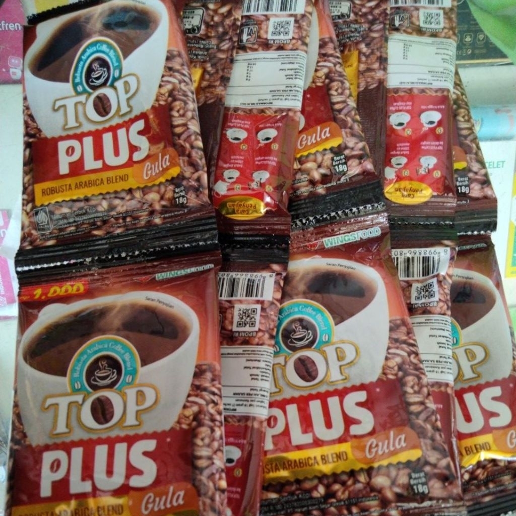 

Kopi Top Plus Gula 10 sasaet
