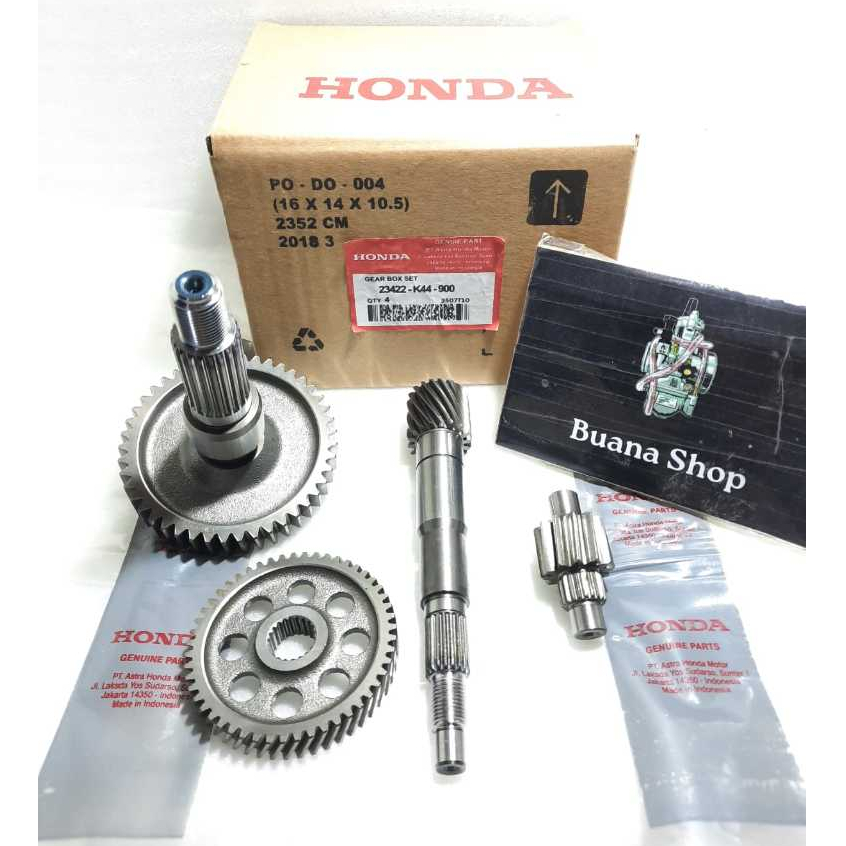 GIR GEAR RASIO SET BEAT FI ESP K81 SCOOPY FI DONAT K93 GENIO BARU