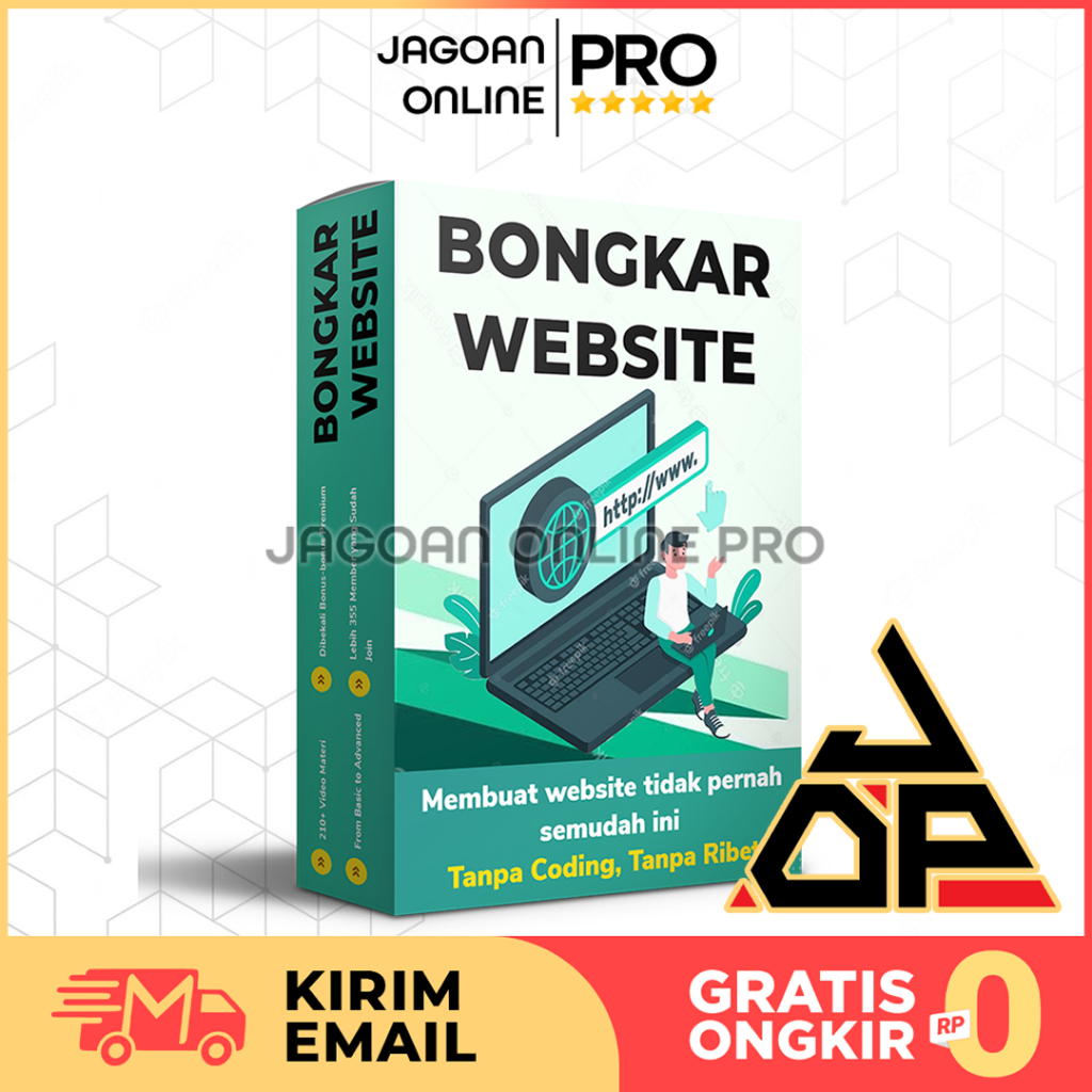 JAGO BONGKAR WEB - KELAS VIDEO BELAJAR WEBSITE WORDPRESS TERLENGKAP