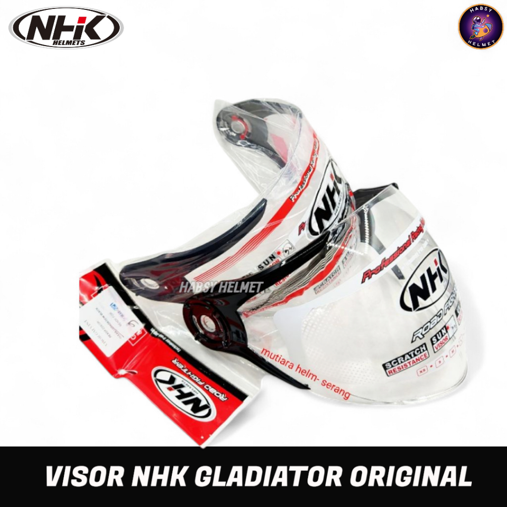 Kaca Helm NHK Gladiator Original  / NHK REVENTOR