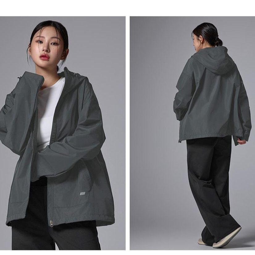 [Minne] STL Han Yuri Woven Jacket With Hoodie & Pocket