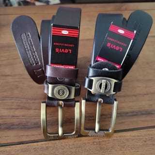 Sabuk Pria Pria Tali Kulit Pu Mewah Gesper Pria Sabuk COD