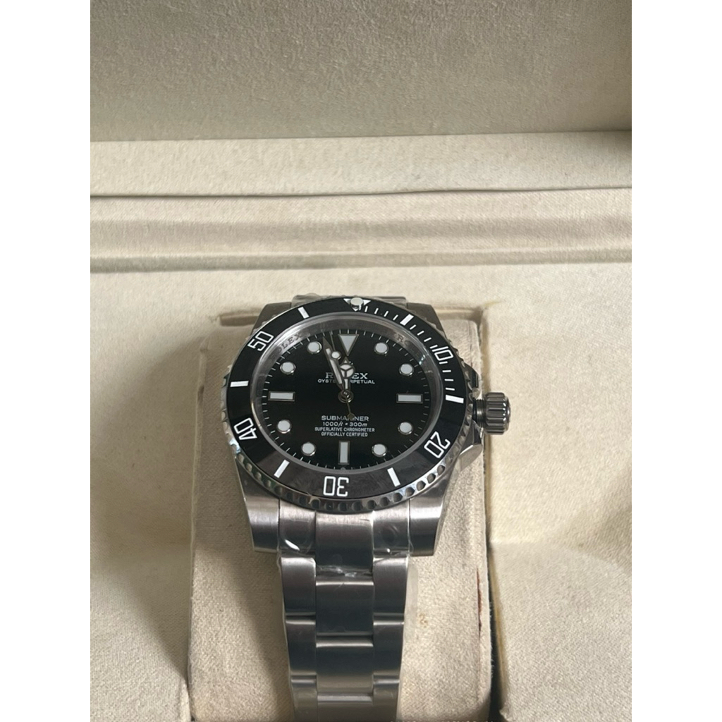 Jam Tangan Pria Rx Submariner Black No Date -003