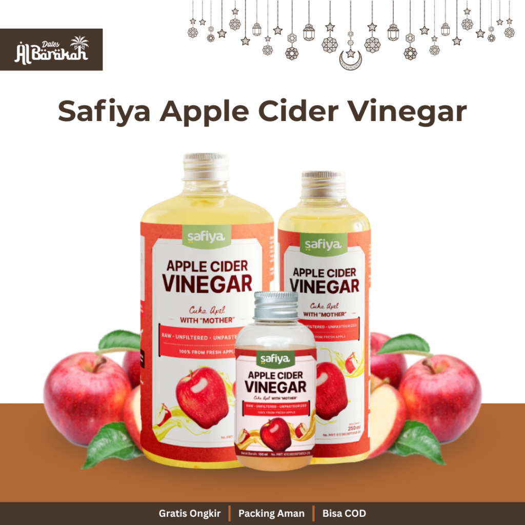 

Safiya Cuka Apel Apple Cider Vinegar With Mother Original