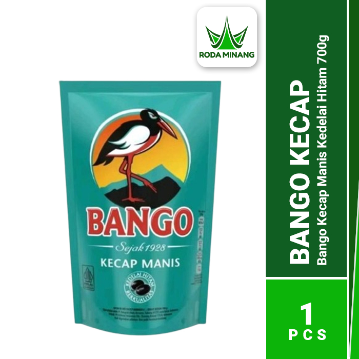 

Bango Kecap Manis Kedelai Hitam Kemasan Sweet Soy Sauce Refill Pouch - 700 Gram