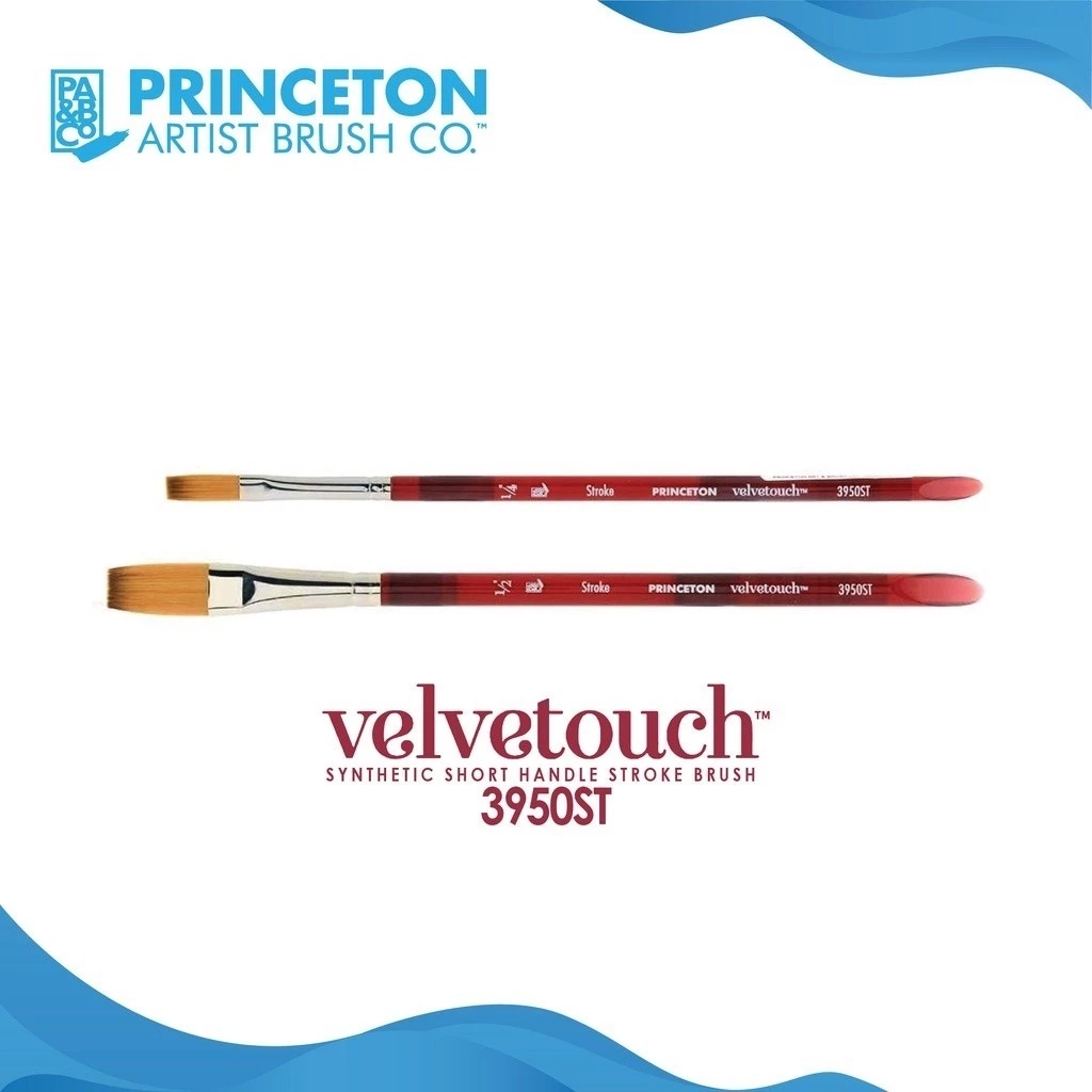 

Princeton Velvetouch Stroke Synthetic Watercolor Brush 3950ST