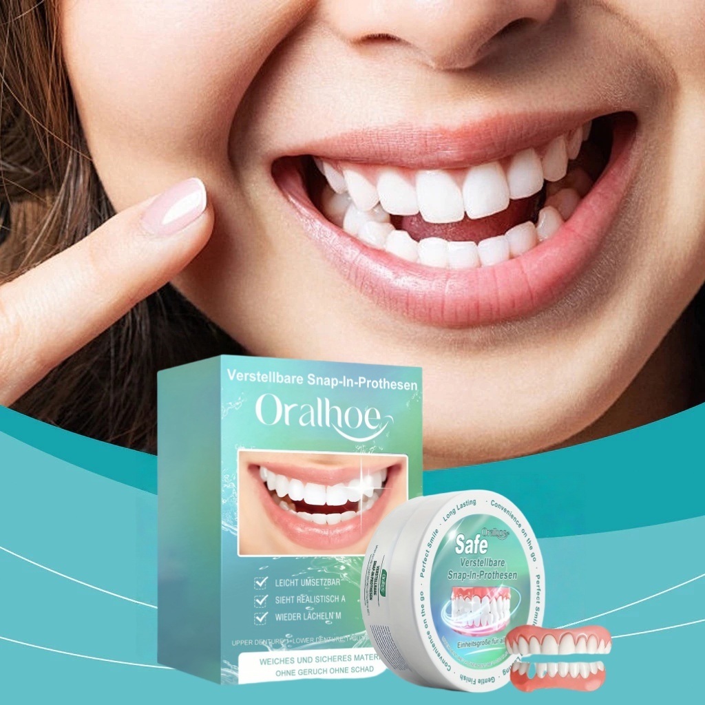 Gigi palsu lepas pasang Gigi palsu instan atas bawah Smile Veneer Perawatan Gigi Tiruan