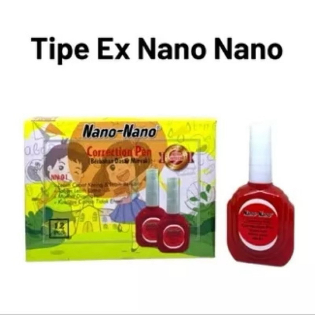 

TIP EX NANO NANO MERAH PERLUSIN (12 PCS)