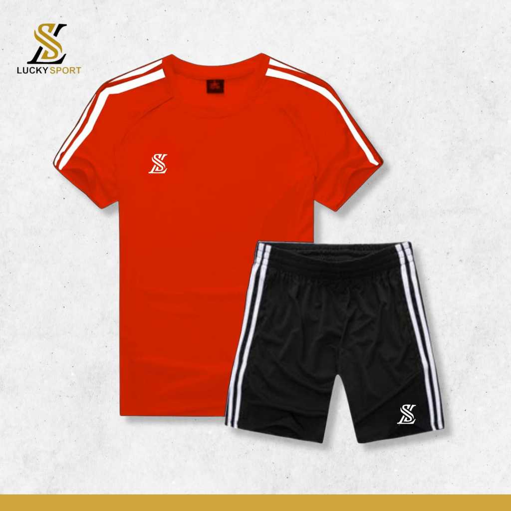 Stelan Jersey Drifit Futsal Kaos Olahraga + celana Futsal