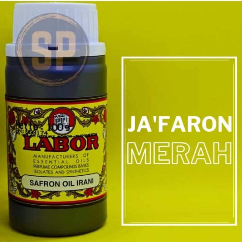 PARFUM SAFRON OIL IRANI BIBIT LABOR / PARFUM JAFARON MERAH