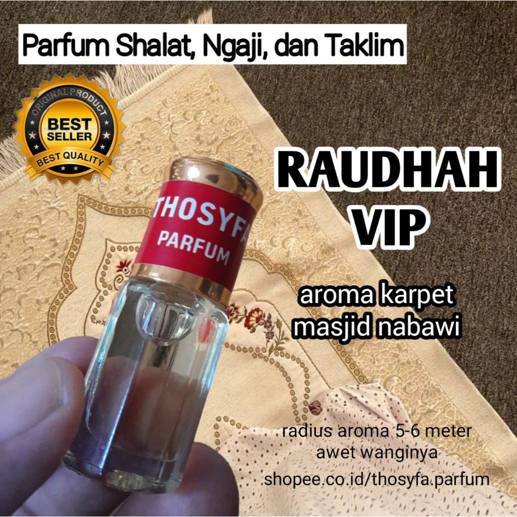 Parfum Raudhah VIP 3ml parfum shalat