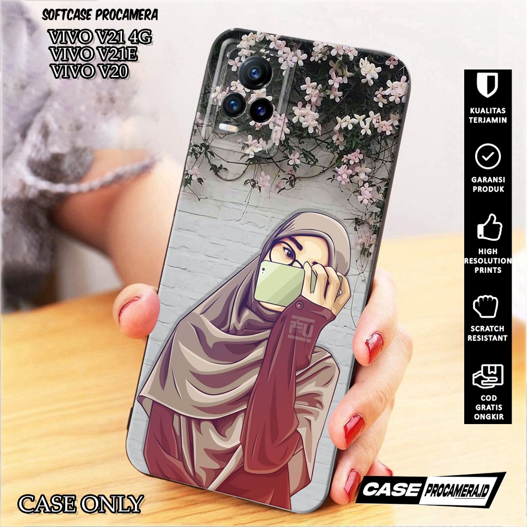 Case VIVO V21 4G / V21E / V20 - Casing VIVO V21 4G / V21E / V20 [ HJB ] Silikon VIVO V21 4G /V21E / 