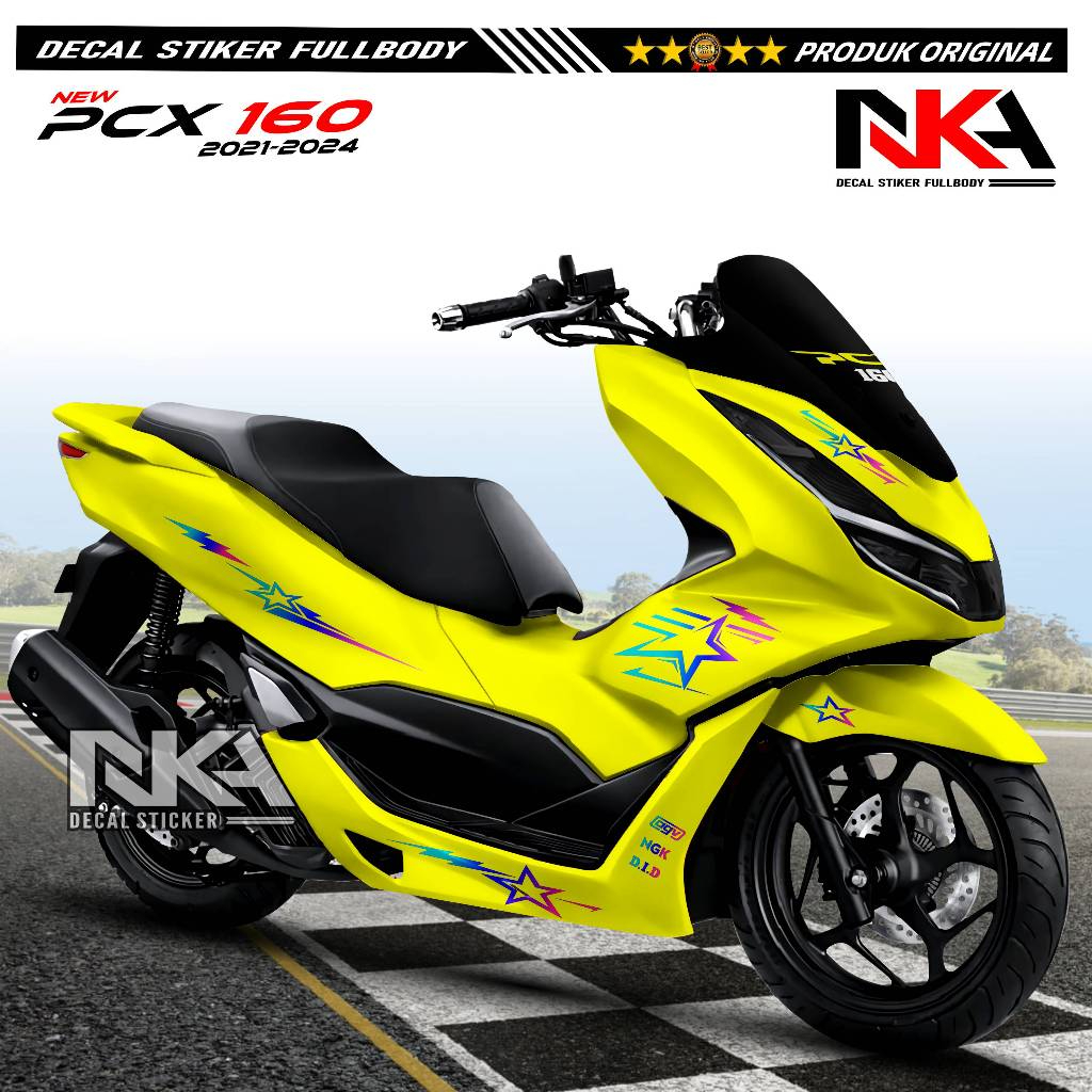 COD Decal Stiker Variasi Motor Honda PCX 160 Fullbody Decal Motor PCX 2021-2024