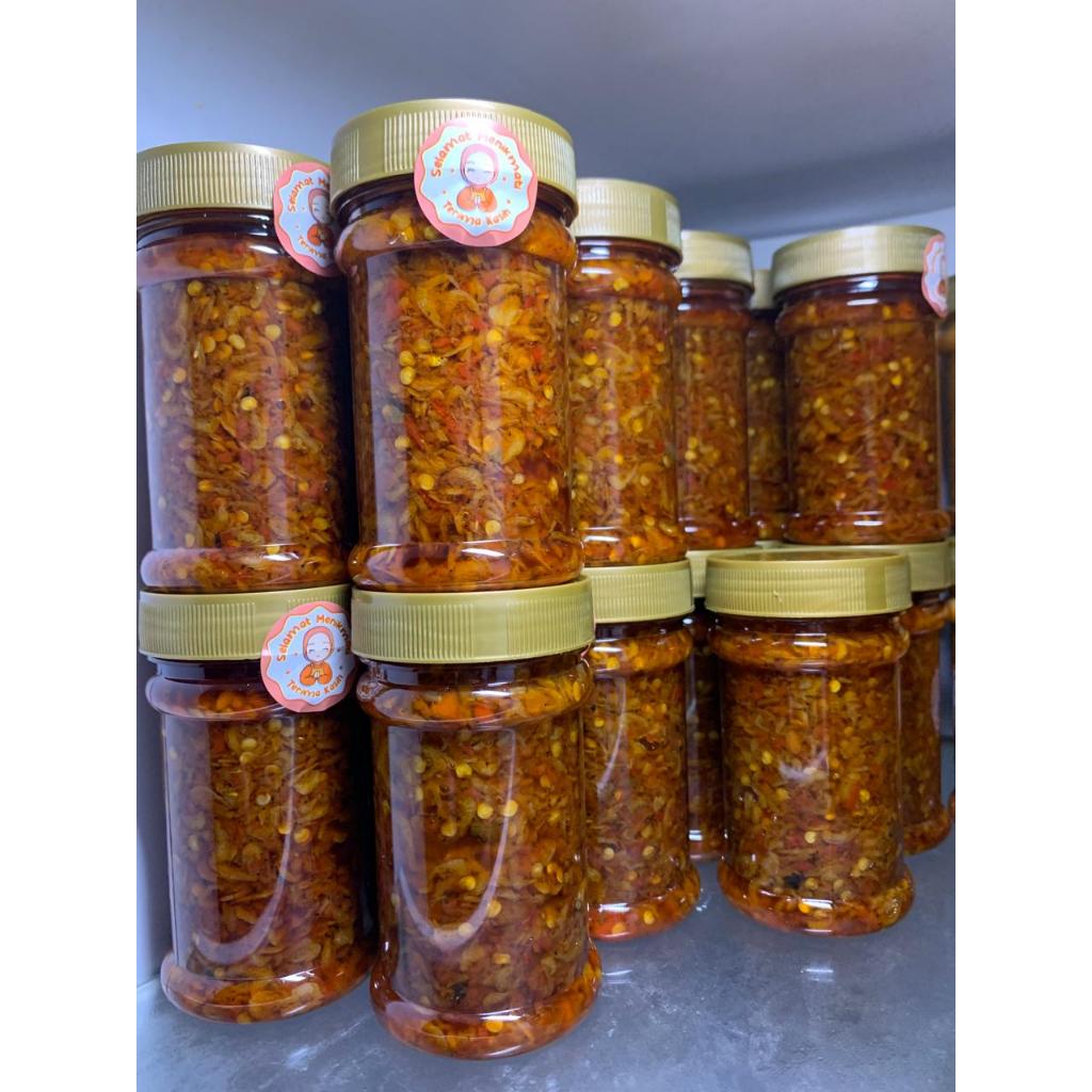 

Sambal Udang Rebon Pedas Nampol 150gr Enak Nikmat Lezat Praktis Homemade Non Pengawet