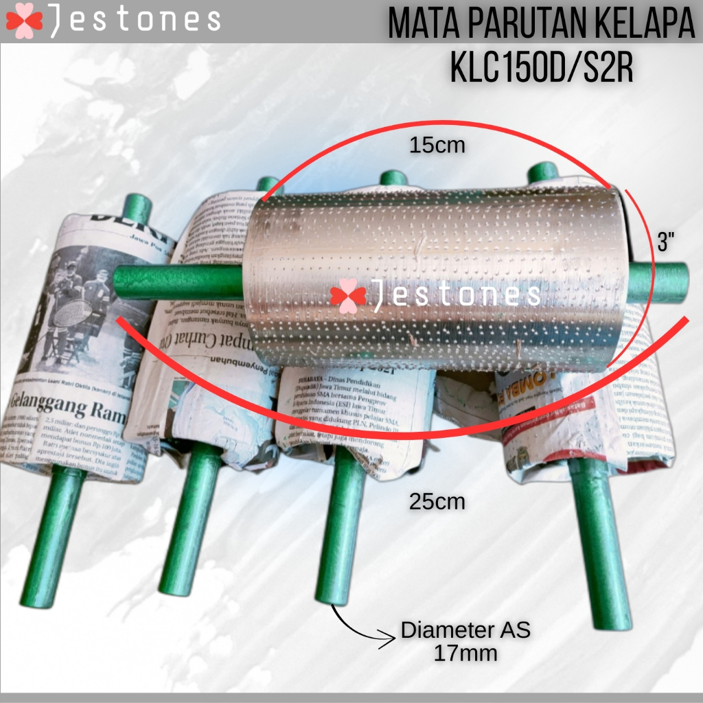 Mata parut kelapa KLC150 Roll parutan kelapa/Mata parutan kelapa