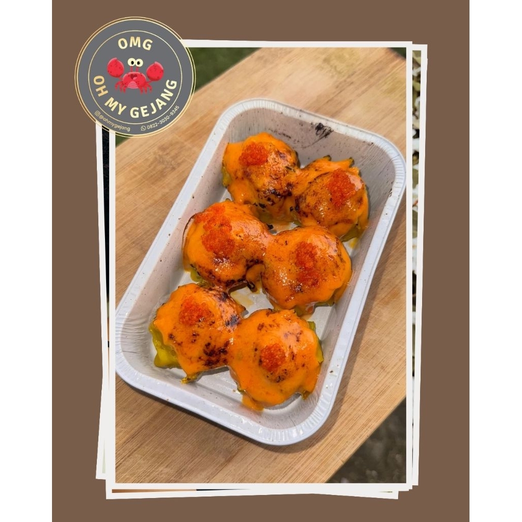 

Siomay mentai (Dimsum Sriracha) with Mala Chili Oil by Oh My Gejang