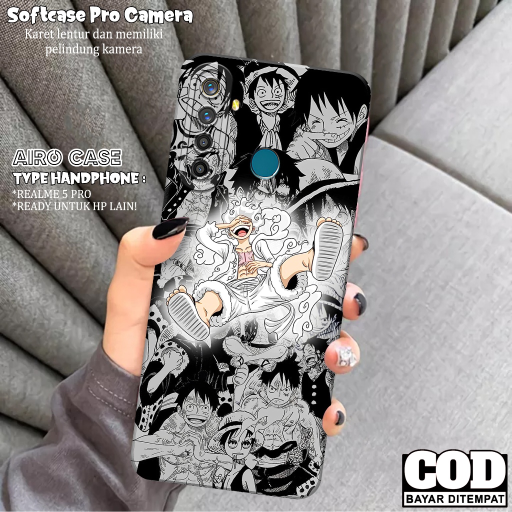 Case REALME 5 PRO Terbaru - Fashion Case ANIME- Softcase REALME 5 PRO - Soft Pro Camera - Casing REA