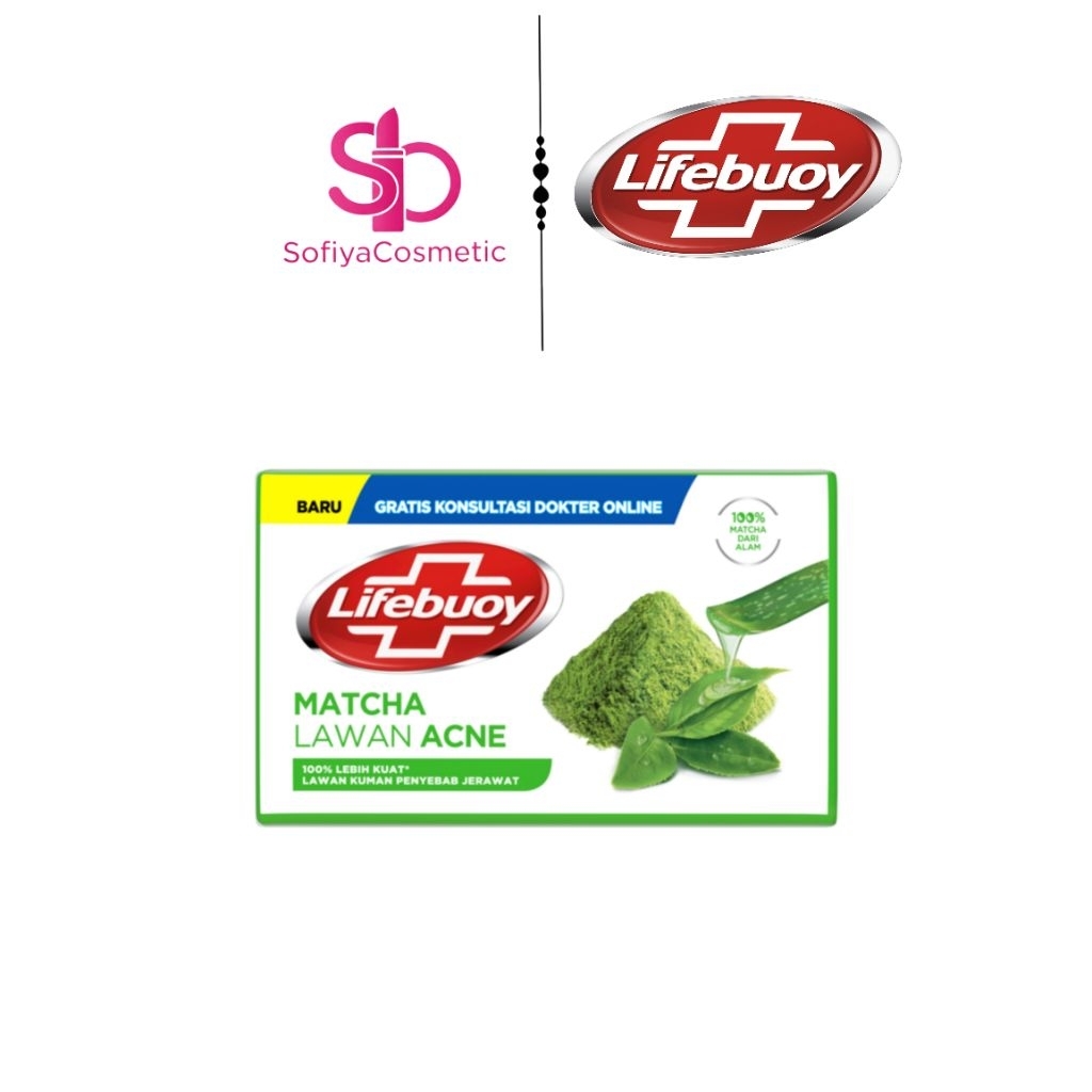 Lifebuoy Soap Sabun Batang Anti Bakteri Matcha