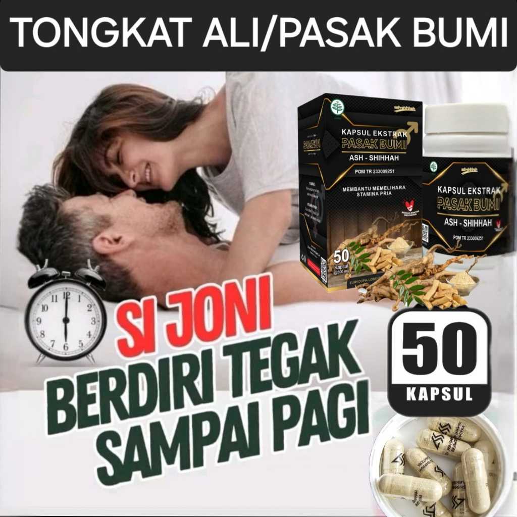 (BPOM) Ekstrak Pasak-Bumi Ash-Shihhah Pasak 50 Kapsul
