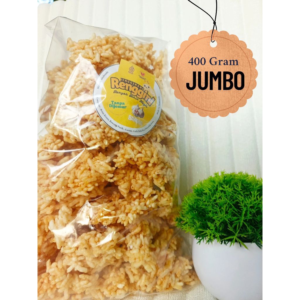 

rengginang renggini goreng jumbo isi banyak melimpah