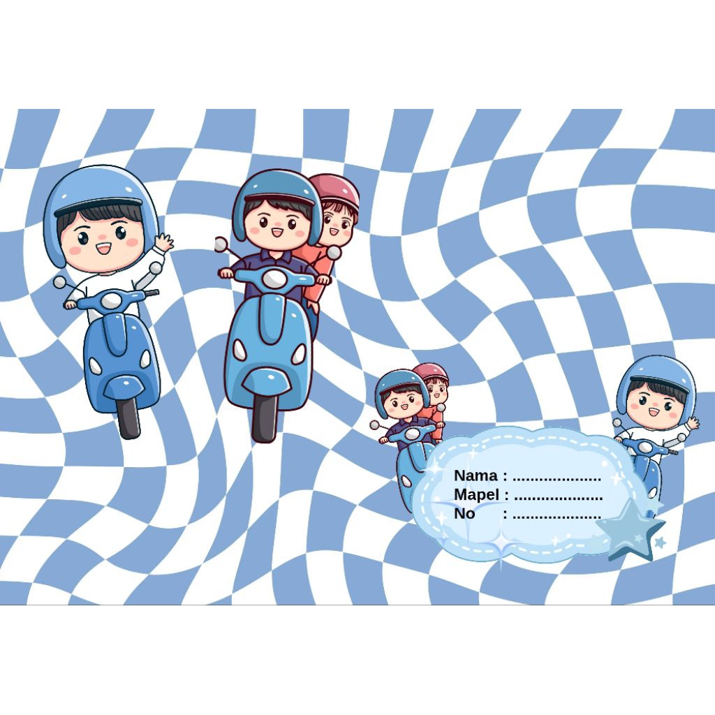 

Cover Buku A5 | Sampul Buku Tulis Anak Sekolah