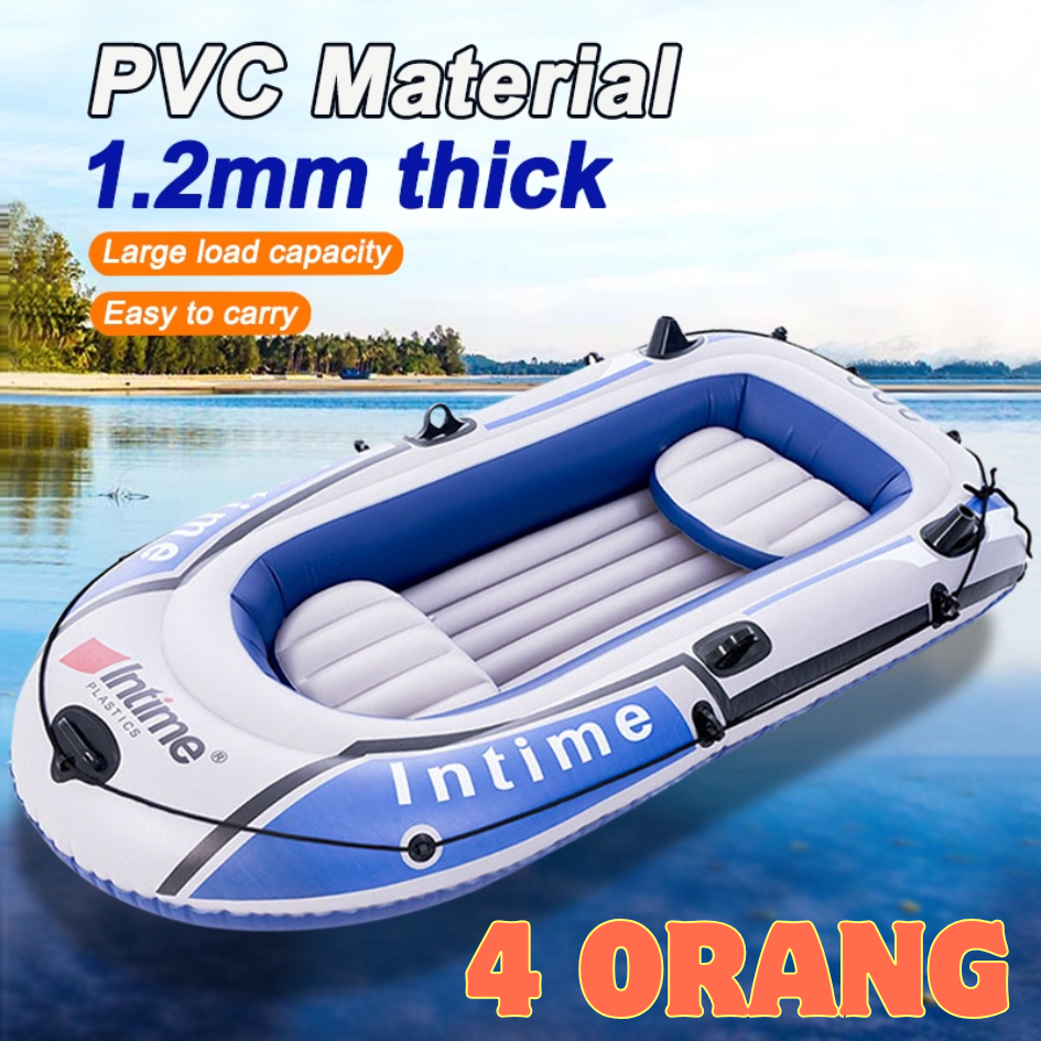 COD INTIME 400 Perahu Karet Mancing 4 Orang 2 Orang - YT-099
