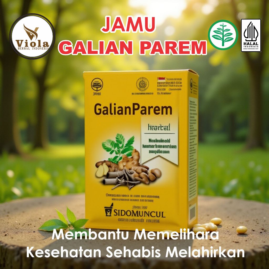 

jamu GALIAN PAREM serbuk sidomuncul 10sacet / jamu galian parem