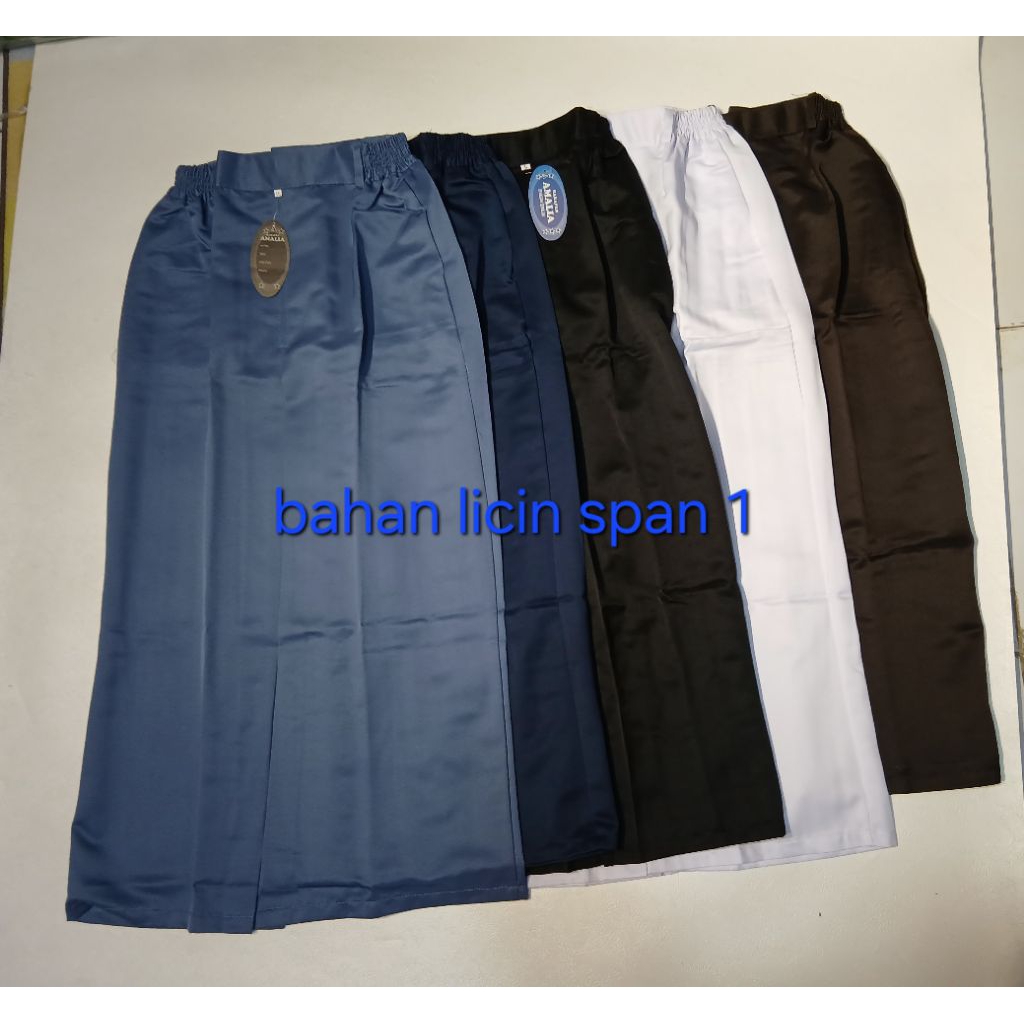 BAHAN ELEMEN/BAHAN LICIN *ROK SEKOLAH SPAN 1PANJANG