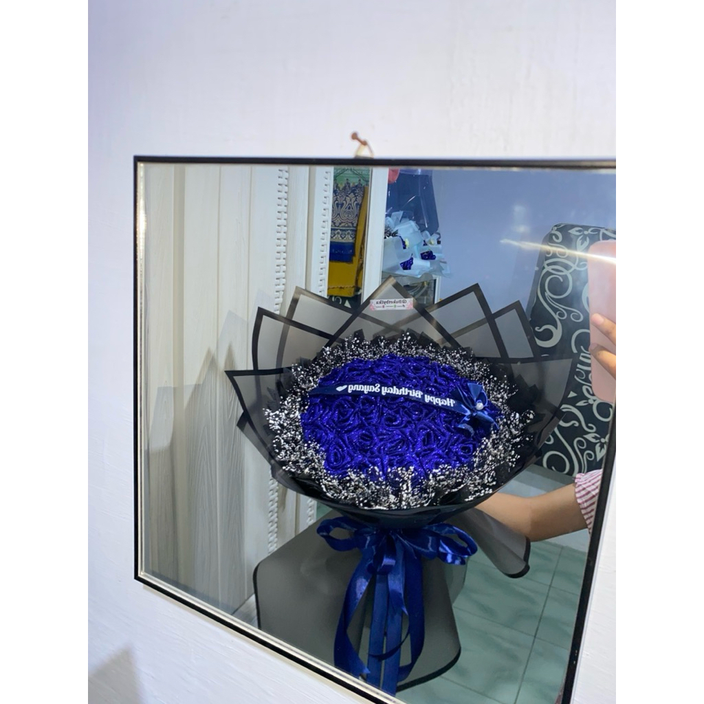 

BUKET PITA SATIN VIRAL MURAH FREE AKSESORIS (34tangkai)