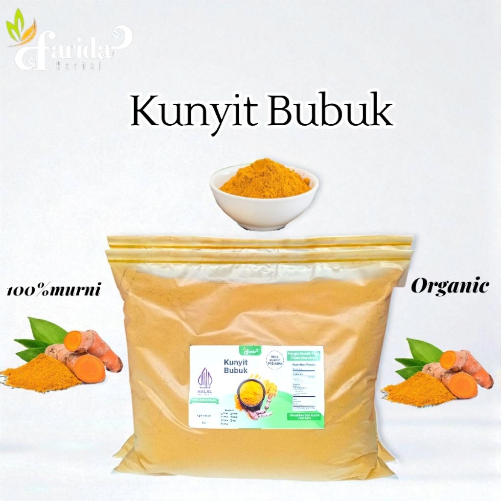 

Kunir bubuk /Kunyit Bubuk Murni 250gram