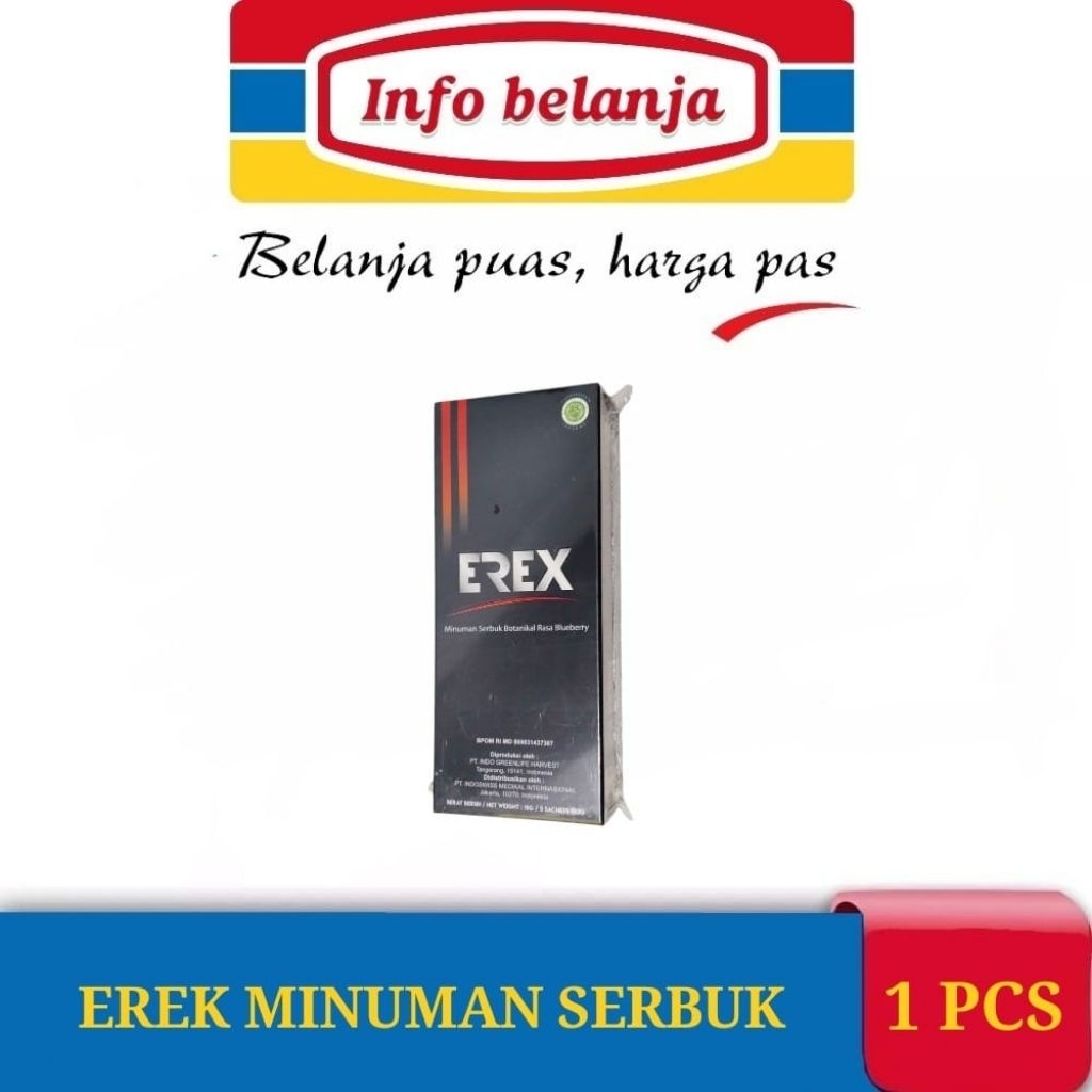 EREX MINUMAN STAMINA RASA BLUEBERRY SUPLEMEN KESEHATAN