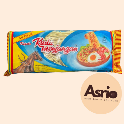 

Mie Telor Kuda Menjangan Pipih Lebar 200 gr