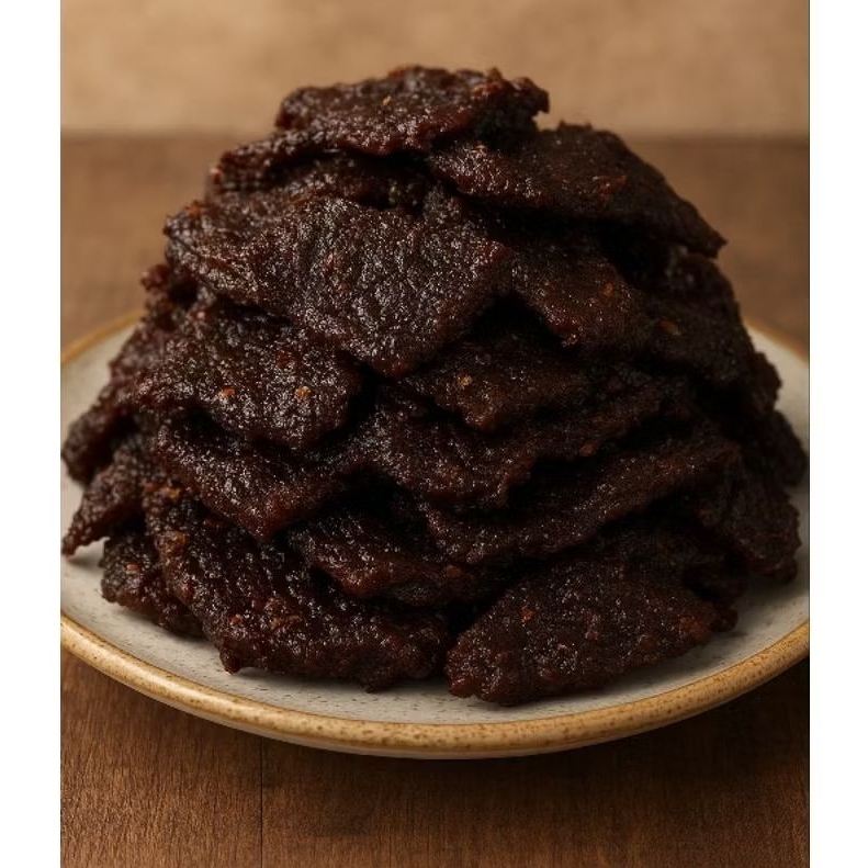 

Dendeng Dagingsapi murni + srundeng isi 300gram