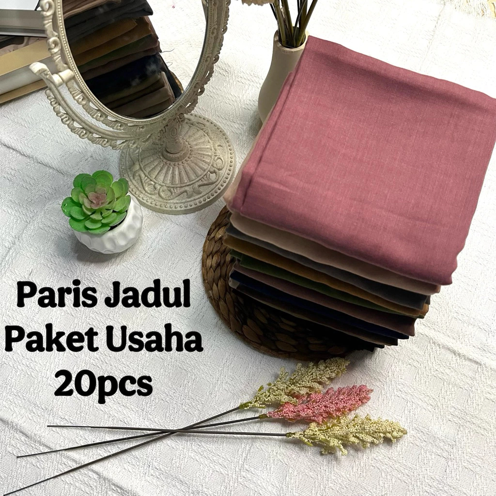 GROSIR JILBAB PARIS VARISHA 20pcs Hijab Paris Jadul VARISHA || Hijab Paris Jadul / Grosir Hijab Pari