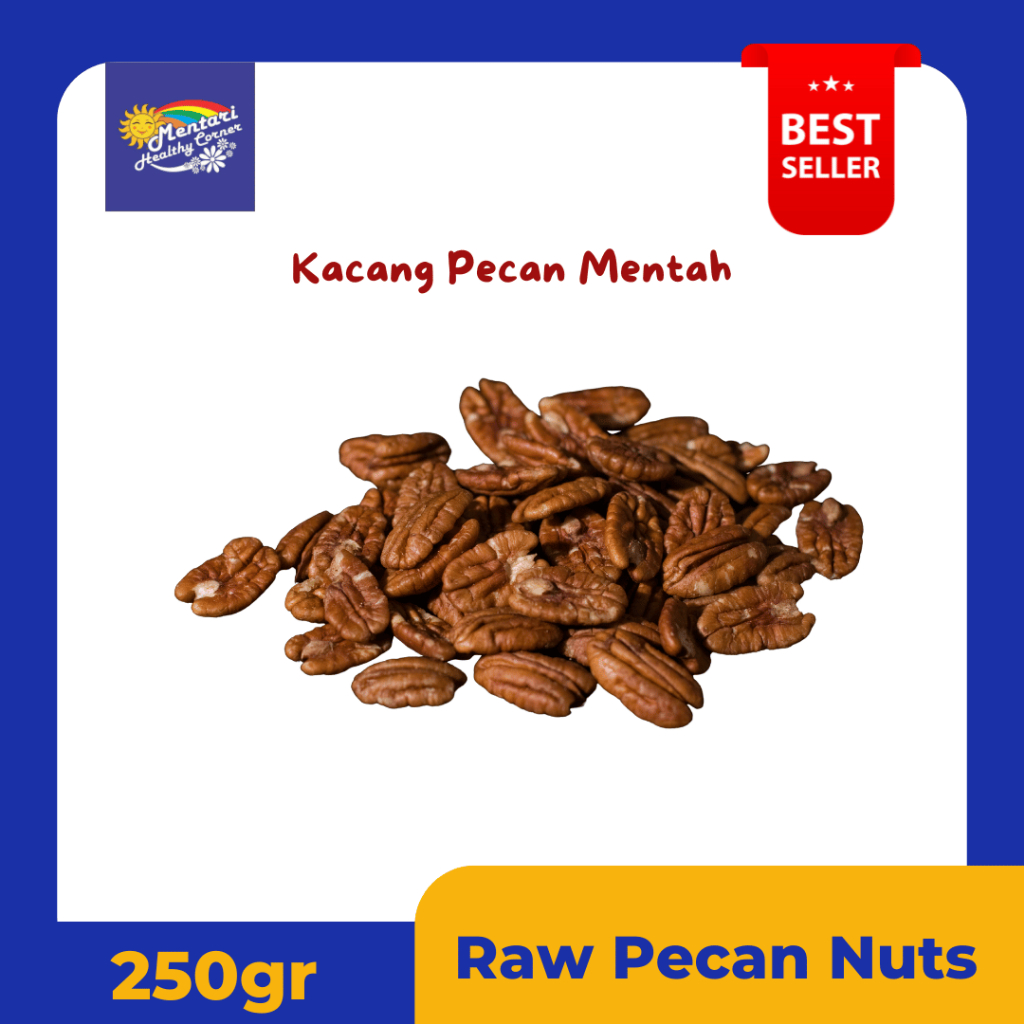 

Raw Pecan Nuts 250gr / Kacang Pecan Mentah 250gram