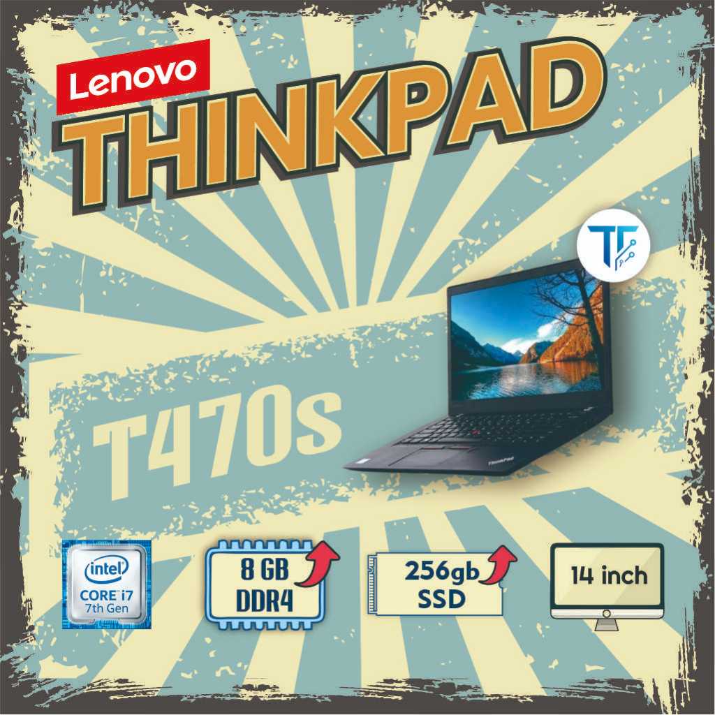 Lenovo Thinkpad T470s - i7 gen 7 - 8/256gb - FHD