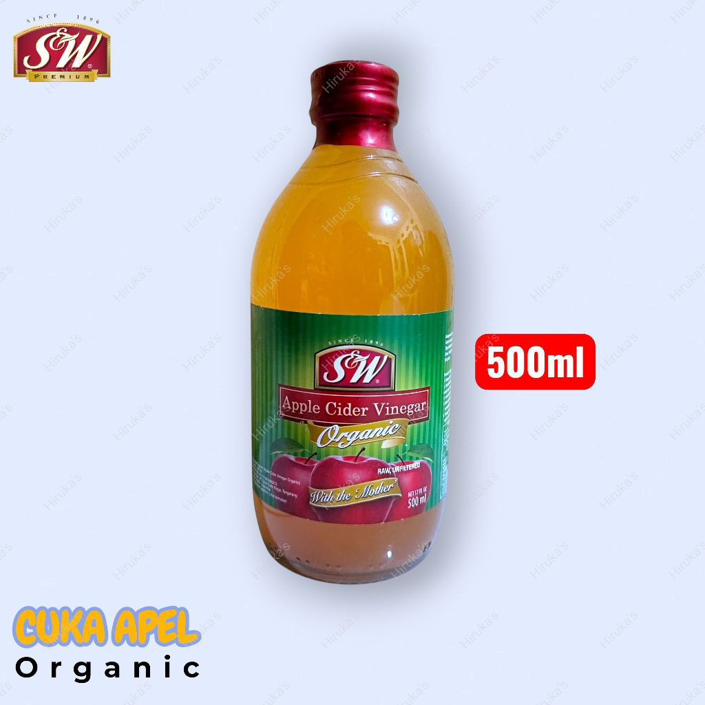

Cuka Apel S&W (500 ml) Apple Cider Organic