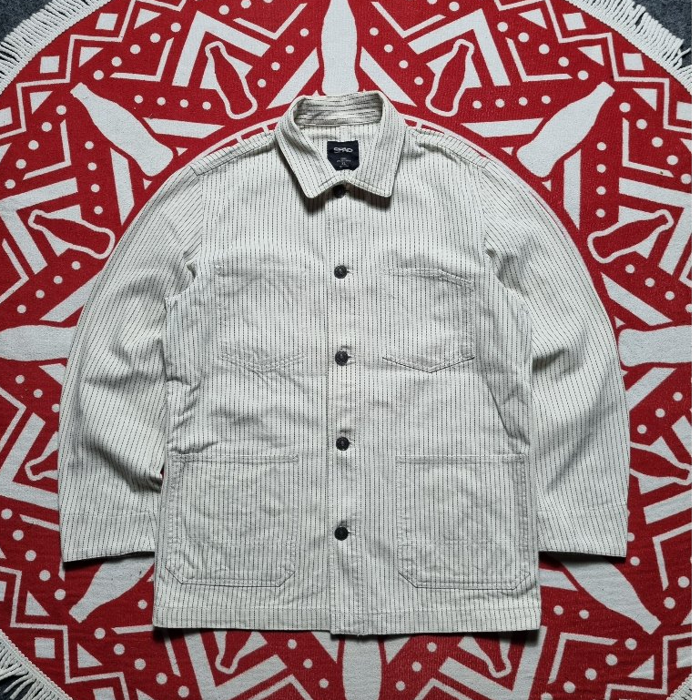 Chore jacket hickory denim spao jeans