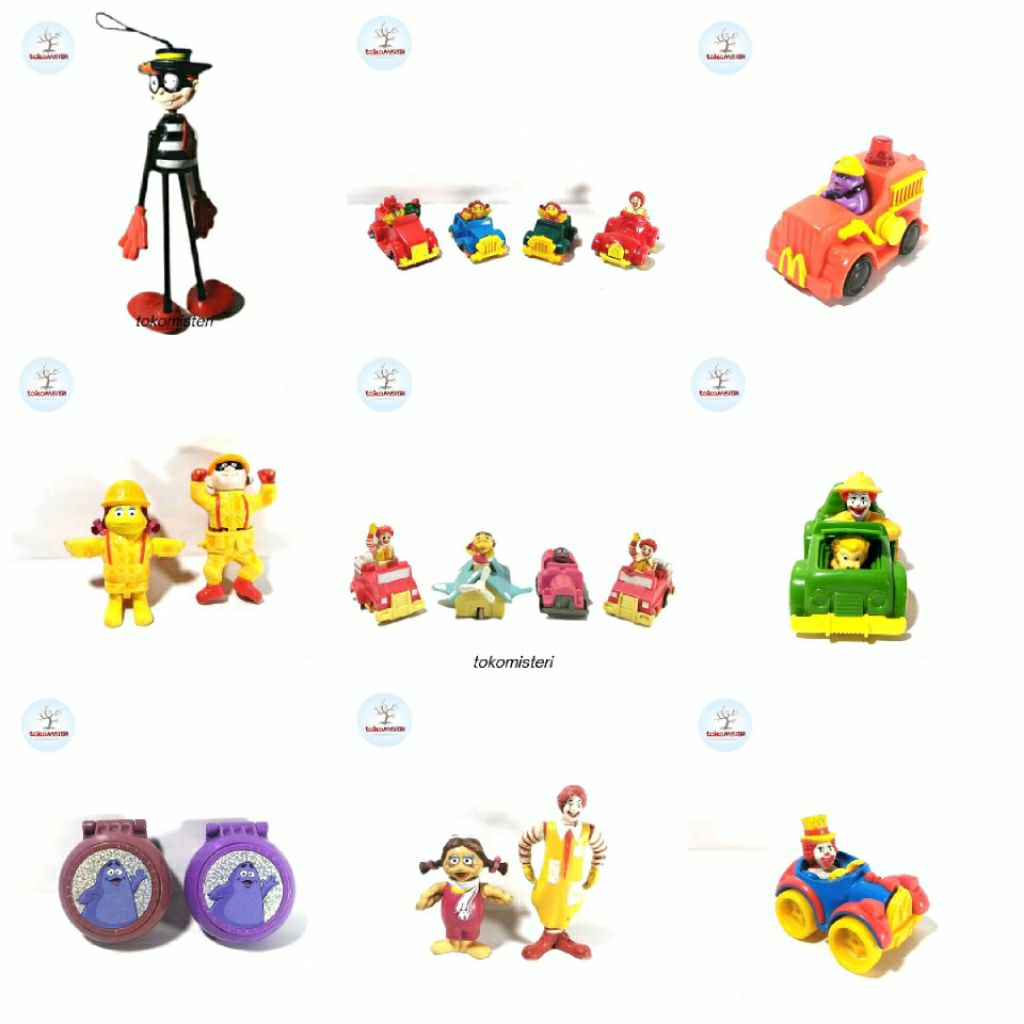 Celengan Maskot Mobil Sepatu Ronald Birdie Hamburglar Grimace Safari Mctroop Mirror Airport Circus H