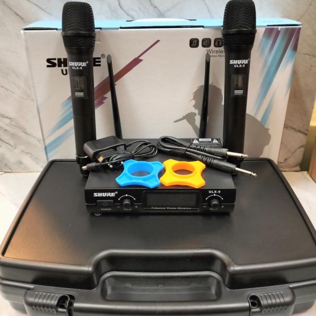Mic Wireless Shure ULX 9 / Shure ULX9 2 buah Mic Pegang Include Koper