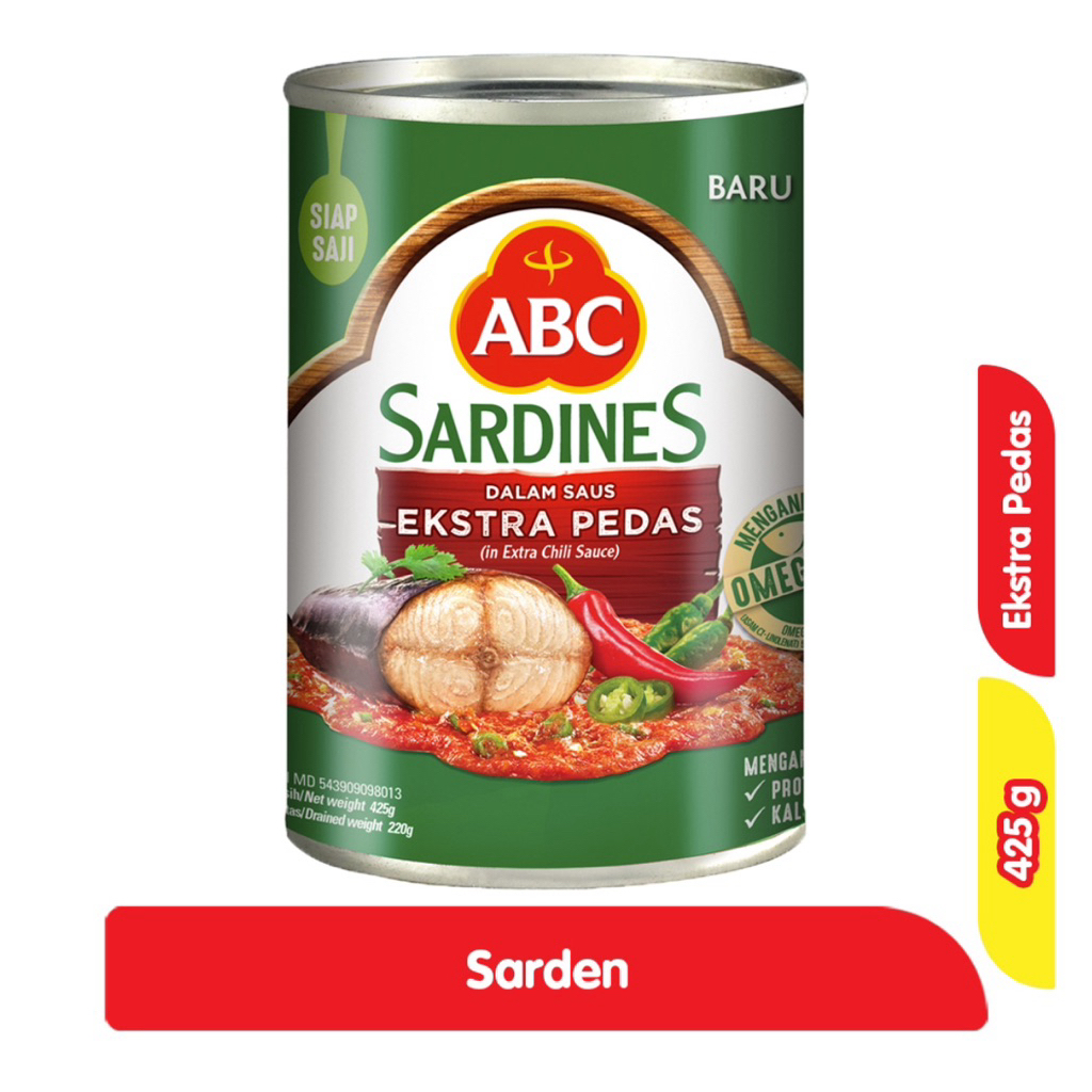 

ABC Sarden Saus Extra Pedas 425 g